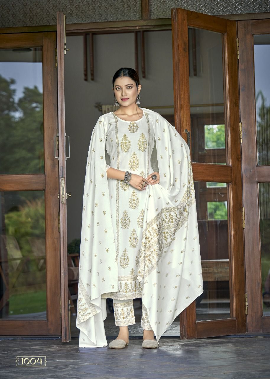 PRACHI V 2 Rayon Designer Fancy Wear Printed Readymade Salwar Suit Collection
